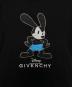 中古・古着 GIVENCHY (ジバンシィ) DISNEY (ディズニー) オズワルドプリントＴシャツ ブラック サイズ:M：35000円