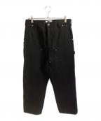 eYe JUNYA WATANABE MAN×CarHarttアイ ジュンヤワタナベマン×カーハート）の古着「ダブルニーデニムパンツ」｜ブラック