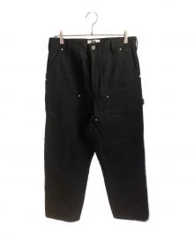 eYe JUNYA WATANABE MAN×CarHartt（アイ ジュンヤワタナベマン×カーハート）の古着「ダブルニーデニムパンツ」｜ブラック