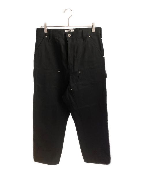 eYe JUNYA WATANABE MAN（アイ ジュンヤワタナベマン）eYe JUNYA WATANABE MAn (アイ ジュンヤワタナベマン) CarHartt (カーハート) ダブルニーデニムパンツ ブラック サイズ:XSの古着・服飾アイテム