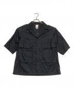 VISVIMビズビム）の古着「CORNET SHIRT S/S」｜ブラック