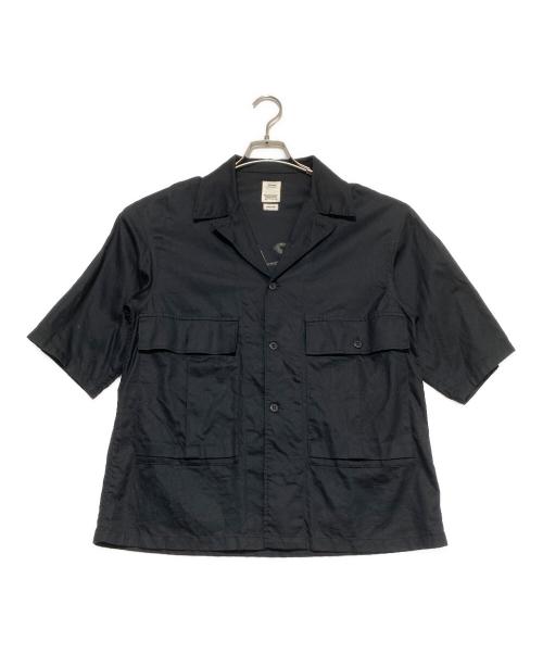 VISVIM（ビズビム）VISVIM (ビズビム) CORNET SHIRT S/S ブラック サイズ:3の古着・服飾アイテム