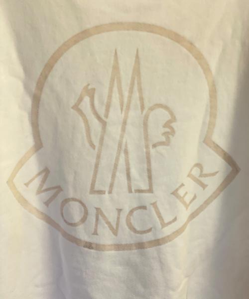 MONCLER（モンクレール）MONCLER (モンクレール) バックプリントスウェット ホワイト サイズ:Ｍの古着・服飾アイテム