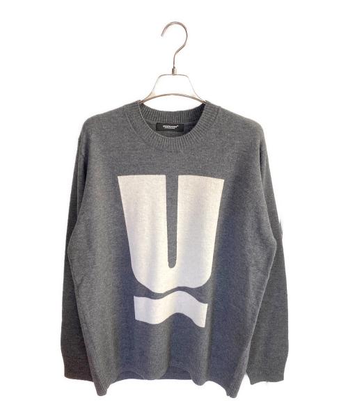 UNDERCOVER（アンダーカバー）UNDERCOVER (アンダーカバー) ウールニットプルオーバー グレー サイズ:3の古着・服飾アイテム