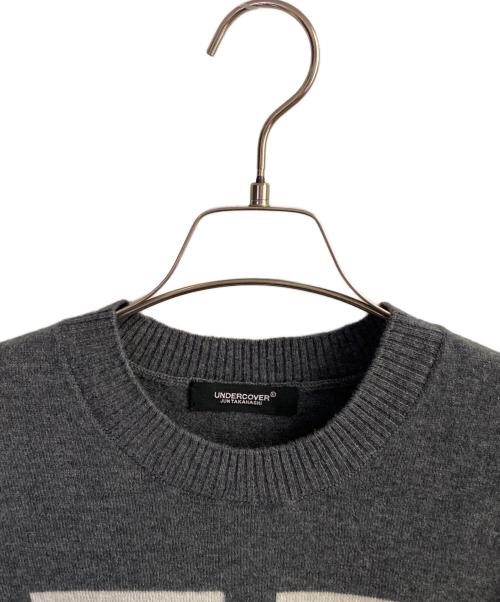 UNDERCOVER（アンダーカバー）UNDERCOVER (アンダーカバー) ウールニットプルオーバー グレー サイズ:3の古着・服飾アイテム