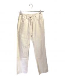 CELINE（セリーヌ）の古着「デニムパンツ」｜アイボリー