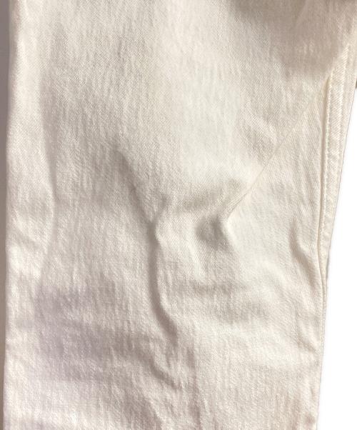 Chloe（クロエ）Chloe (クロエ) フリンジデニムパンツ ホワイト サイズ:36の古着・服飾アイテム