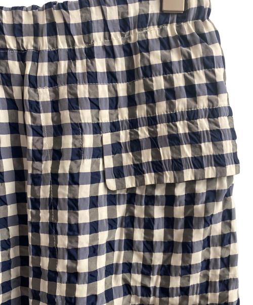 MARNI（マルニ）MARNI (マルニ) ギンガムチェックスカート ブルー サイズ:38の古着・服飾アイテム