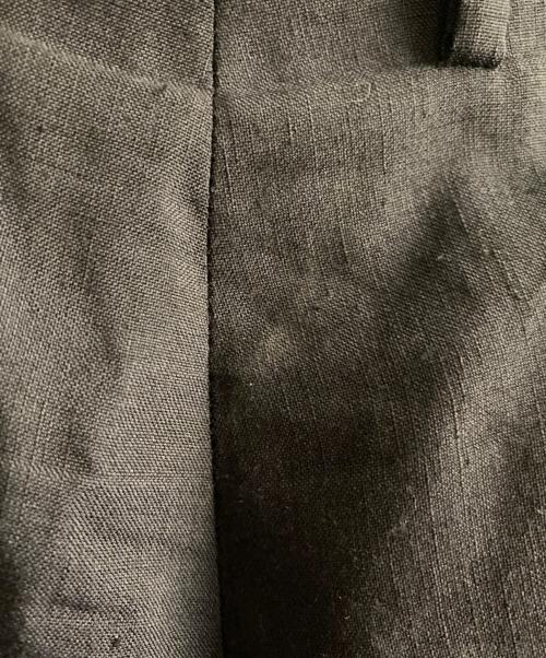 COMOLI（コモリ）COMOLI (コモリ) リネンウールスラックス ネイビー サイズ:3の古着・服飾アイテム