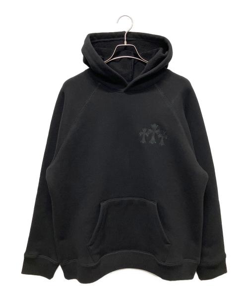 CHROME HEARTS（クロムハーツ）CHROME HEARTS (クロムハーツ) Y NOT トリプルクロスCHフーディ ブラック サイズ:XLの古着・服飾アイテム