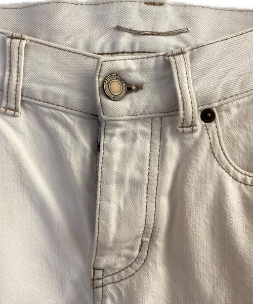 Saint Laurent Paris（サンローランパリ）Saint Laurent Paris (サンローランパリ) デニムパンツ ホワイト サイズ:28の古着・服飾アイテム
