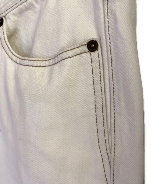 Saint Laurent Paris（サンローランパリ）Saint Laurent Paris (サンローランパリ) デニムパンツ ホワイト サイズ:28の古着・服飾アイテム