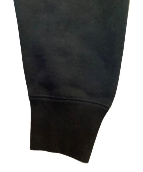 COMME des GARCONS HOMME（コムデギャルソン オム）COMME des GARCONS HOMME (コムデギャルソン オム)  胸刺繍 袖切替 ジップ パーカー ブラック×ネイビー サイズ:Mの古着・服飾アイテム