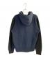COMME des GARCONS HOMME (コムデギャルソン オム)  胸刺繍 袖切替 ジップ パーカー ブラック×ネイビー サイズ:M：15000円