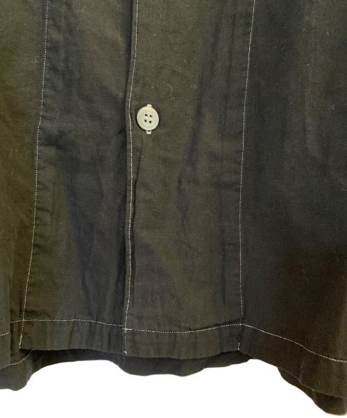 COMME des GARCONS HOMME（コムデギャルソン オム）COMME des GARCONS HOMME (コムデギャルソン オム) 半袖開襟シャツ ブラック サイズ:Fの古着・服飾アイテム