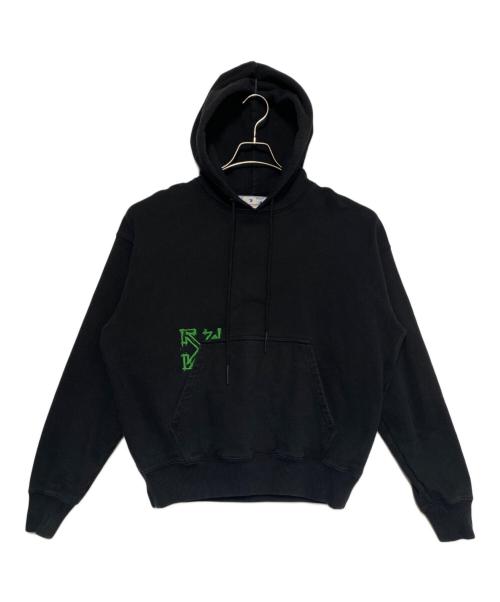 OFFWHITE（オフホワイト）OFFWHITE (オフホワイト) スプレーロゴパーカー ブラック サイズ:Sの古着・服飾アイテム