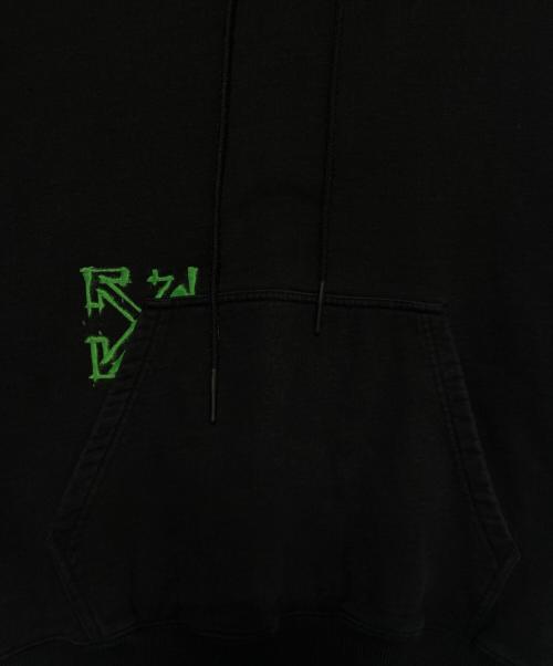 OFFWHITE（オフホワイト）OFFWHITE (オフホワイト) スプレーロゴパーカー ブラック サイズ:Sの古着・服飾アイテム