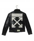 OFFWHITEオフホワイト）の古着「デニムジャケット」｜グレー