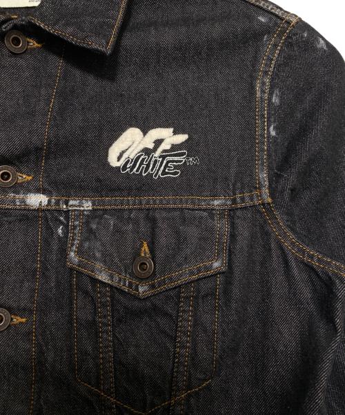 OFFWHITE（オフホワイト）OFFWHITE (オフホワイト) デニムジャケット グレー サイズ:Mの古着・服飾アイテム