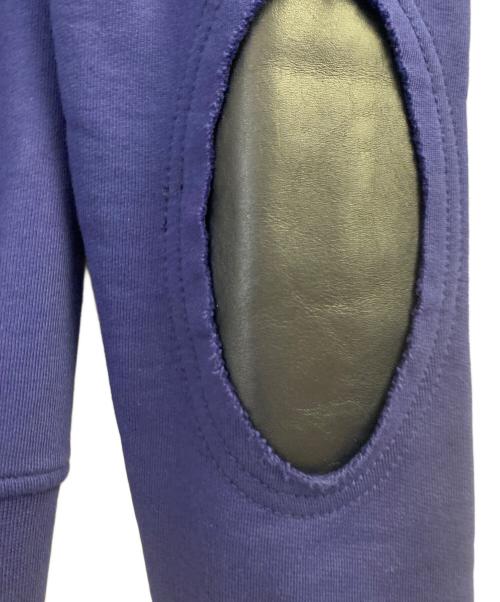 Maison Margiela（メゾンマルジェラ）Maison Margiela (メゾンマルジェラ) エルボーパッチスウェット パープル サイズ:48の古着・服飾アイテム