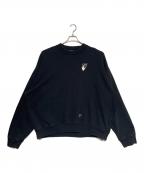 OFFWHITEオフホワイト）の古着「CARAVAGGIO ARROW SKATE CREWNECK」｜ブラック