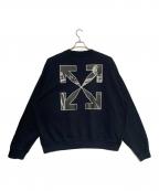 OFFWHITEオフホワイト）の古着「CARAVAGGIO ARROW SKATE CREWNECK」｜ブラック