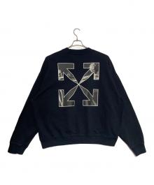 OFFWHITE（オフホワイト）の古着「CARAVAGGIO ARROW SKATE CREWNECK」｜ブラック