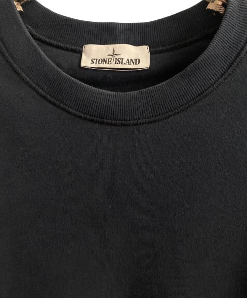 STONE ISLAND（ストーンアイランド）STONE ISLAND (ストーンアイランド) ワッペンロゴススウェット ネイビー サイズ:Ｍの古着・服飾アイテム