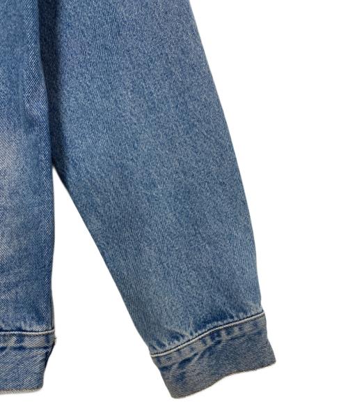OFFWHITE（オフホワイト）OFFWHITE (オフホワイト) バイアスロゴデニムジャケット インディゴ サイズ:Sの古着・服飾アイテム