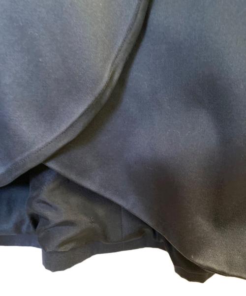 CHANEL（シャネル）CHANEL (シャネル) シルク半袖ワンピース ネイビー サイズ:40の古着・服飾アイテム