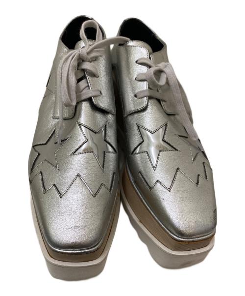 STELLA McCARTNEY（ステラマッカートニー）STELLA McCARTNEY (ステラマッカートニー) Elyse プラットフォームシューズ シルバー サイズ:38 1/2の古着・服飾アイテム