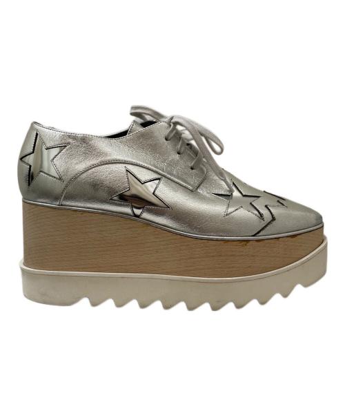 STELLA McCARTNEY（ステラマッカートニー）STELLA McCARTNEY (ステラマッカートニー) Elyse プラットフォームシューズ シルバー サイズ:38 1/2の古着・服飾アイテム