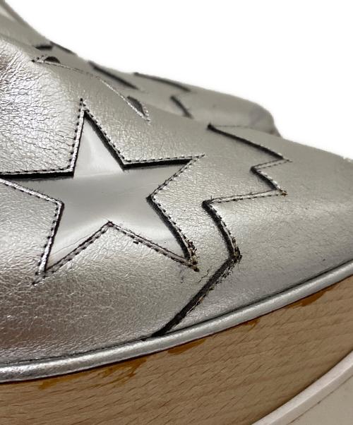 STELLA McCARTNEY（ステラマッカートニー）STELLA McCARTNEY (ステラマッカートニー) Elyse プラットフォームシューズ シルバー サイズ:38 1/2の古着・服飾アイテム
