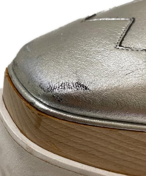 STELLA McCARTNEY（ステラマッカートニー）STELLA McCARTNEY (ステラマッカートニー) Elyse プラットフォームシューズ シルバー サイズ:38 1/2の古着・服飾アイテム