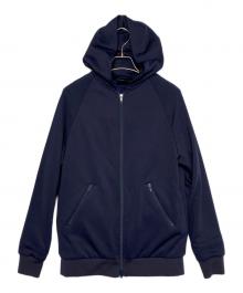 BALENCIAGA（バレンシアガ）の古着「インフレータブル ガーメント ジップアップパーカー」｜ネイビー