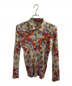 PLEATS PLEASEプリーツプリーズ）の古着「総柄プリーツシャツ」｜マルチカラー