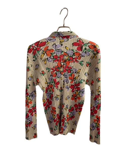 PLEATS PLEASE（プリーツプリーズ）PLEATS PLEASE (プリーツプリーズ) 総柄プリーツシャツ マルチカラー サイズ:3の古着・服飾アイテム