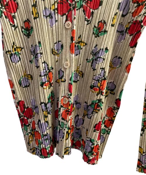 PLEATS PLEASE（プリーツプリーズ）PLEATS PLEASE (プリーツプリーズ) 総柄プリーツシャツ マルチカラー サイズ:3の古着・服飾アイテム