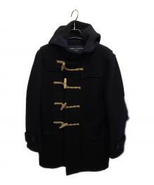 COMME des GARCONS HOMME×GLOVER ALL（コムデギャルソン オム×グローバーオール）の古着「ウールツイードヘリンボーンコート」｜ネイビー