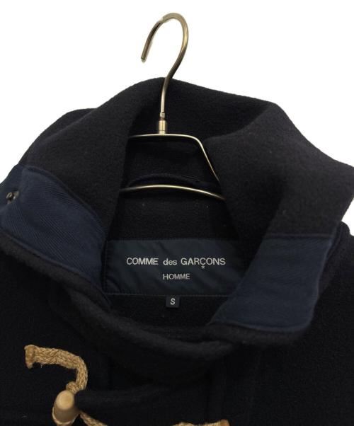 COMME des GARCONS HOMME（コムデギャルソン オム）COMME des GARCONS HOMME (コムデギャルソン オム) GLOVER ALL (グローバーオール) ウールツイードヘリンボーンコート ネイビー サイズ:Sの古着・服飾アイテム
