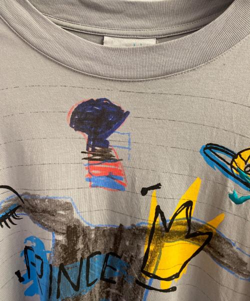 worlds end（ワールドエンド）WORLDS END (ワールドエンド) プリンスチャーミングTシャツ ライトグレー サイズ:XXLの古着・服飾アイテム