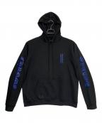 CHROME HEARTSクロムハーツ）の古着「Vertical Logo Pullover」｜ブラック×ブルー