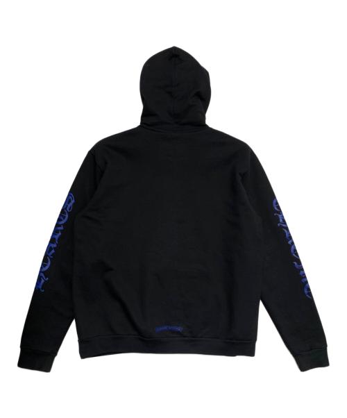 CHROME HEARTS（クロムハーツ）CHROME HEARTS (クロムハーツ) Vertical Logo Pullover ブラック×ブルー サイズ:Lの古着・服飾アイテム