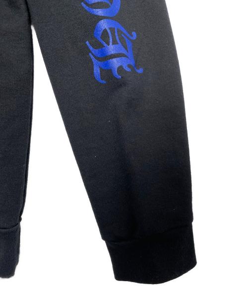 CHROME HEARTS（クロムハーツ）CHROME HEARTS (クロムハーツ) Vertical Logo Pullover ブラック×ブルー サイズ:Lの古着・服飾アイテム