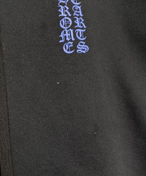 CHROME HEARTS（クロムハーツ）CHROME HEARTS (クロムハーツ) Vertical Logo Pullover ブラック×ブルー サイズ:Lの古着・服飾アイテム