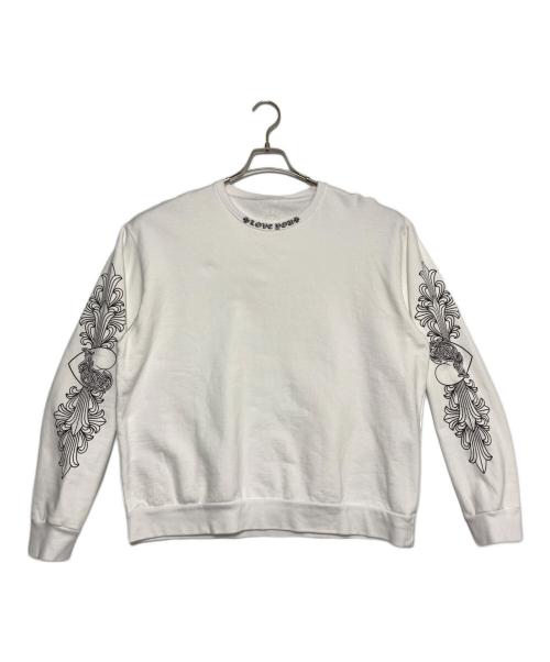 CHROME HEARTS（クロムハーツ）CHROME HEARTS (クロムハーツ) SWTSHIRTPLVR LOVE YOU ホワイト サイズ:Mの古着・服飾アイテム
