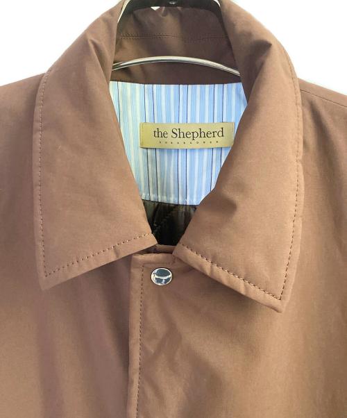the Shepherd（ザシェパード）the Shepherd (ザシェパード) 中綿入りコーチジャケット ブラウン サイズ:3の古着・服飾アイテム