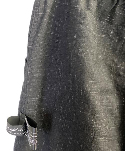 UNDERCOVER（アンダーカバー）UNDERCOVER (アンダーカバー) ウール・リネンカスリパンツ ブラック サイズ:4の古着・服飾アイテム