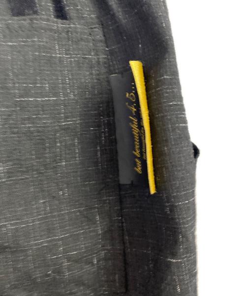 UNDERCOVER（アンダーカバー）UNDERCOVER (アンダーカバー) ウール・リネンカスリパンツ ブラック サイズ:4の古着・服飾アイテム