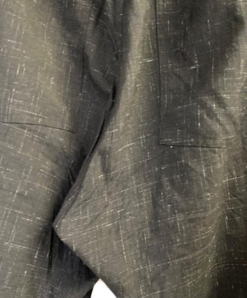 UNDERCOVER（アンダーカバー）UNDERCOVER (アンダーカバー) ウール・リネンカスリパンツ ブラック サイズ:4の古着・服飾アイテム